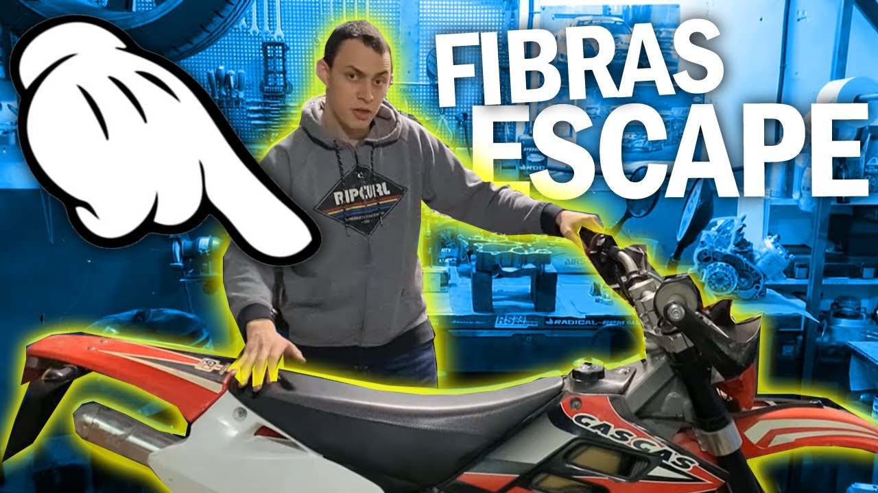 COMO CAMBIAR LA FIBRA DE ESCAPE DE UNA MOTO 2T 🔥 Mejora de sonido | Ep. 4