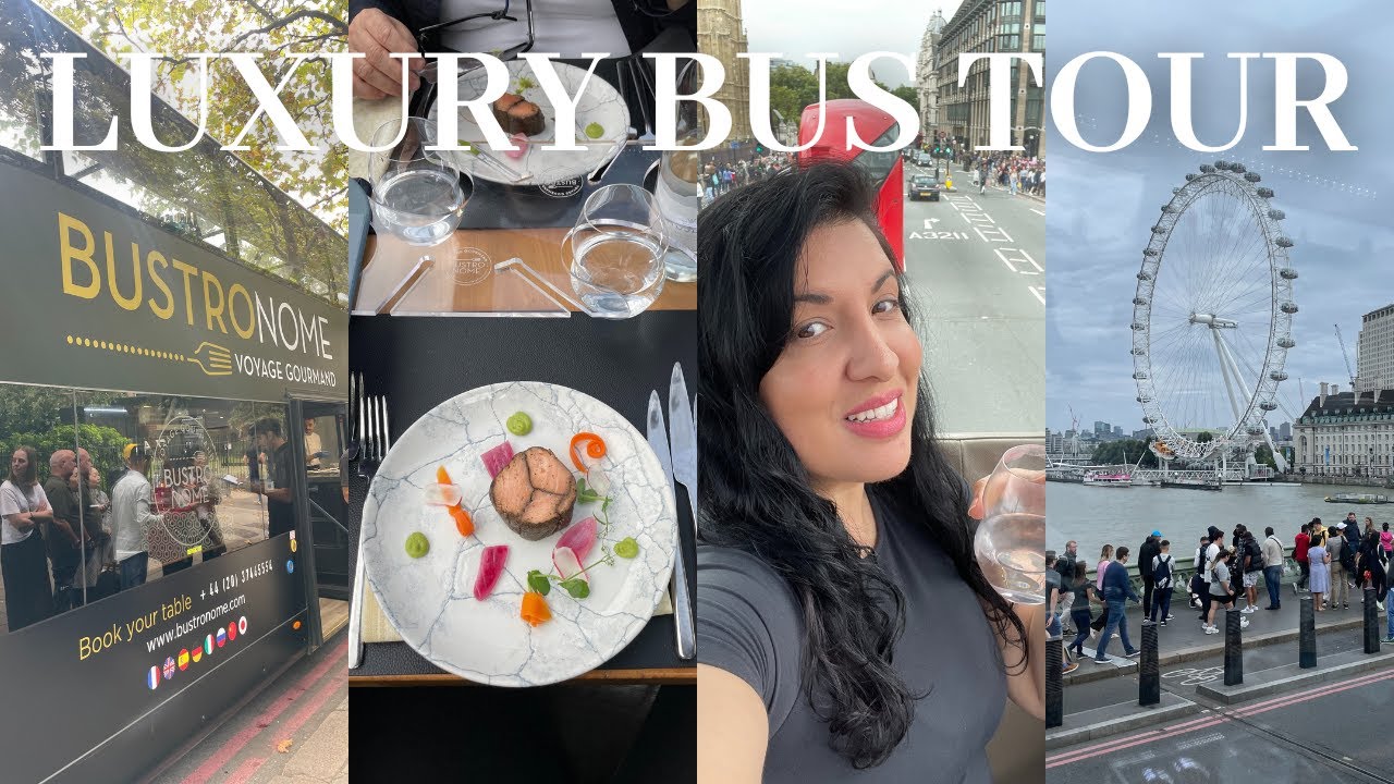 LUXURY LONDON BUS TOUR WITH 5 COURSE MEAL & VIEWS OF BIG BEN, LONDON EYE, HOUSES OF PARLIAMENT ETC!