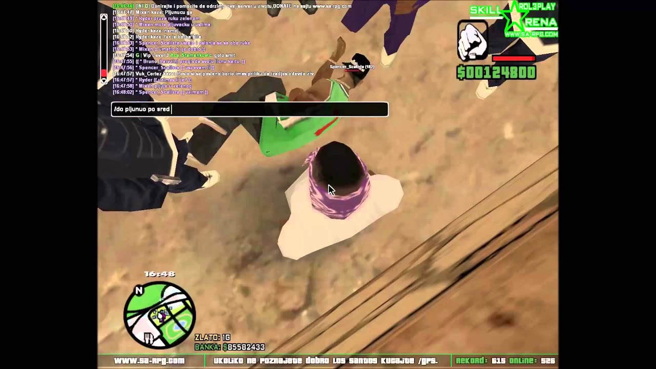 Skill Arena Roleplay-Ballas vs GSF tuca