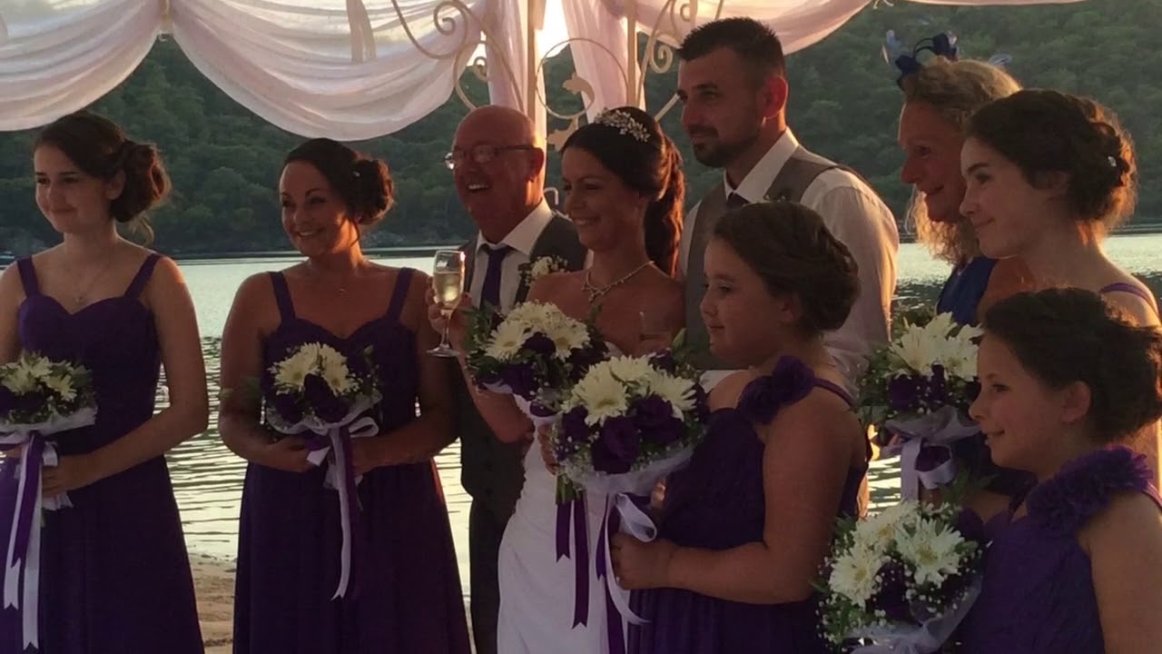 Beach Wedding at The Blue Lagoon, Oludeniz, Turkey