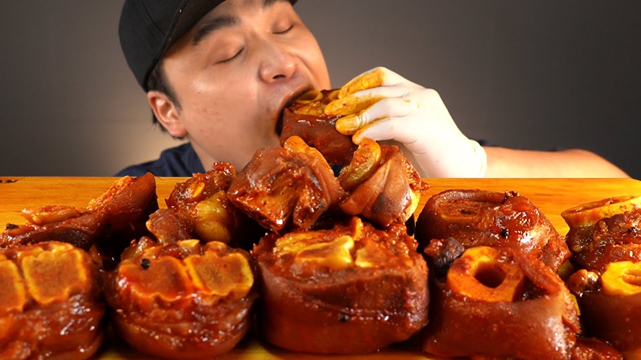 쫀득쫀득한 우족찜 먹방~!! 리얼사운드  ASMR social eating Mukbang(Eating Show)