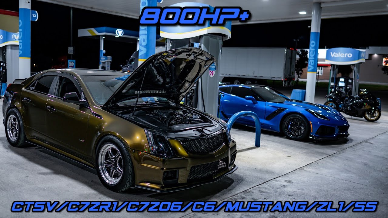 850HP CTSV vs 800HP C7ZR1 / 780HP C7Z06 / 880HP Camaro/ 900HP ZL1/ Twin Turbo C6 /900hp ESS 5.0 +