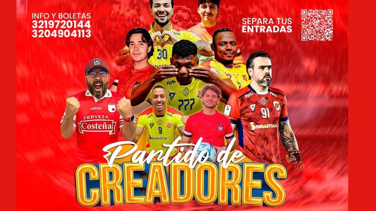 🔴 EN VIVO | Federación Colombiana de Creadores Vs US SOCCER CREATOR