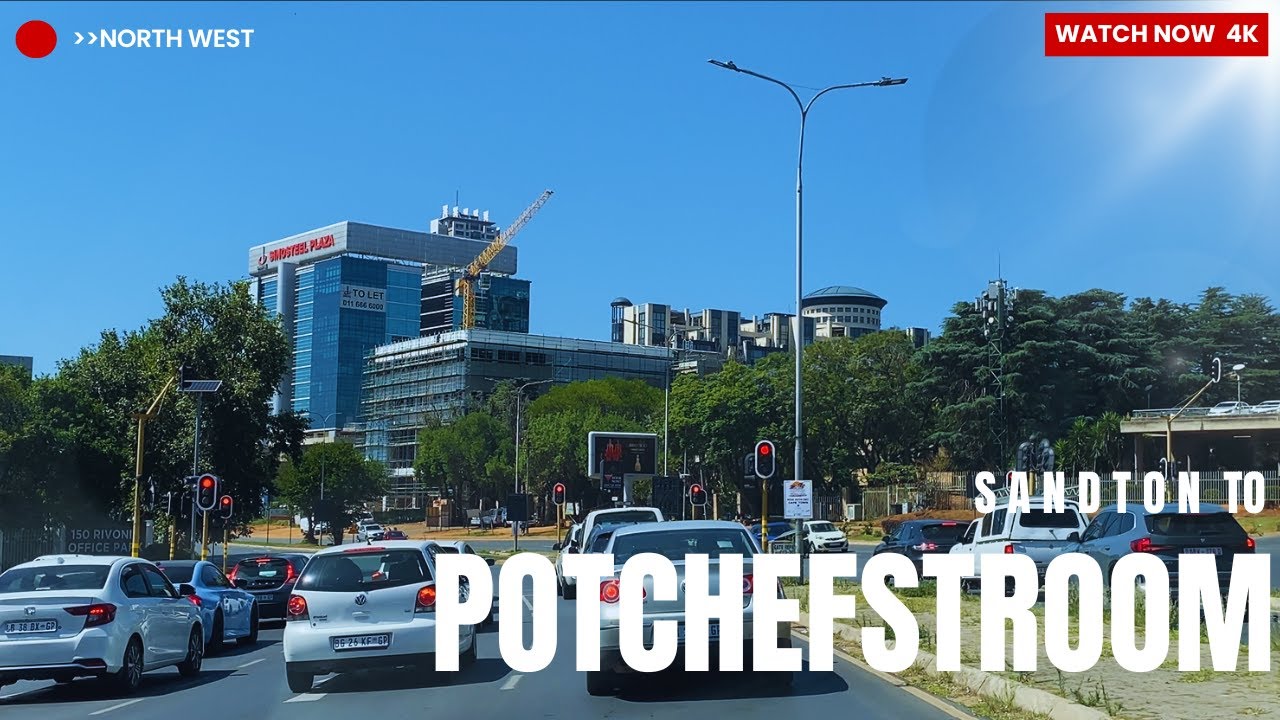 Driving from Sandton, GP to Potchefstroom, North West | South Africa |