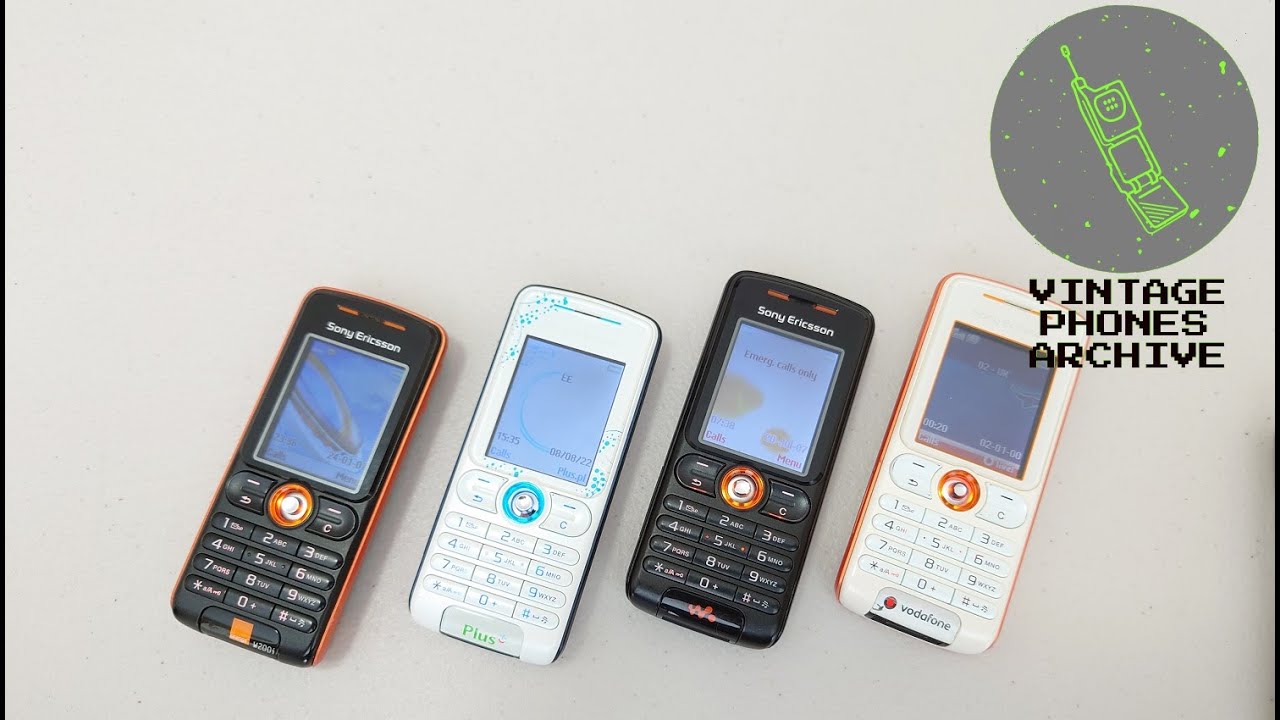 Sony Ericsson W200i Walkman Mobile phone menu browse, ringtones, games, wallpapers