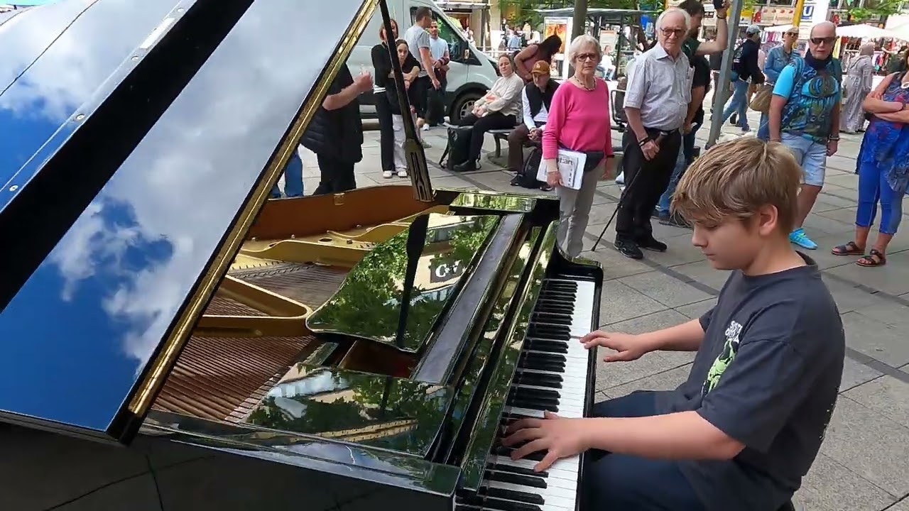 12 year-old PRODIGY shocks the whole CITY with ODESZA - A Moment Apart
