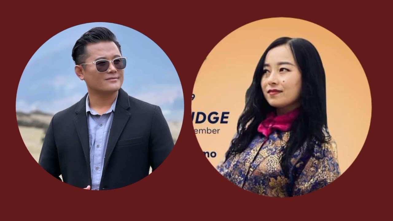 གླིང་བྲོ་བདེ་ཆེན་རོལ་མོ། Lingdro Dhechen Rolmo. Bhutan's Singer Karma Phuntsho and Dechen wangmo.