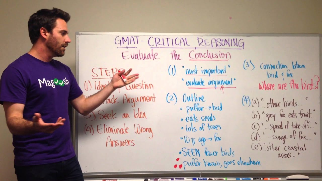 GMAT Tuesday: Critical Reasoning - Evaluate the Argument