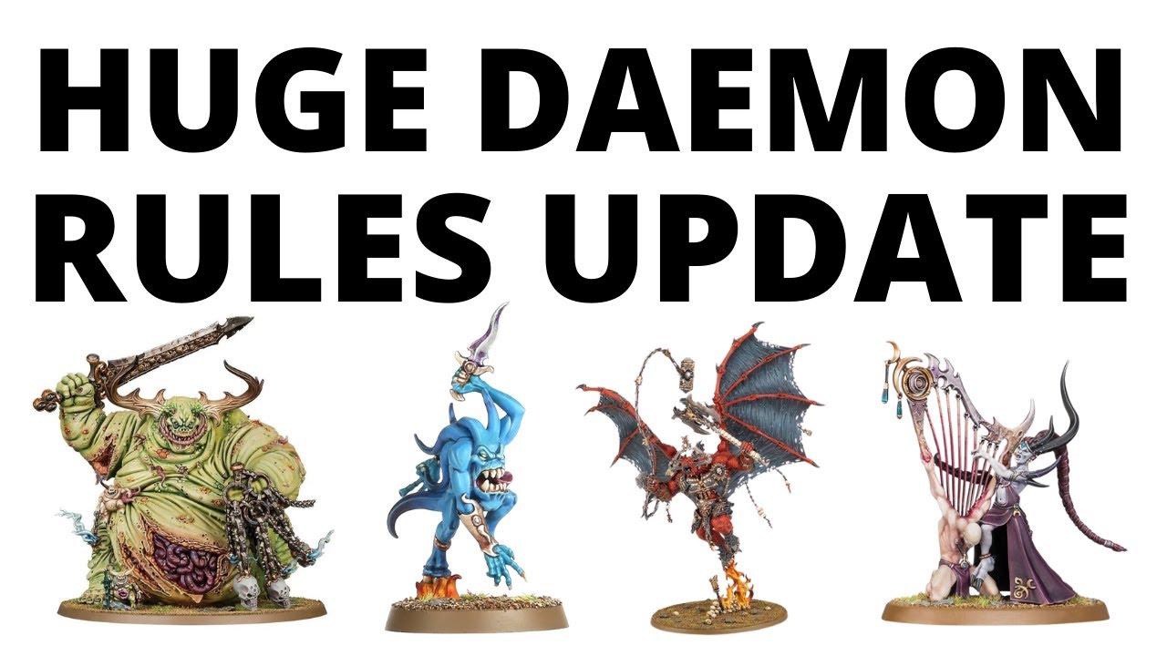 MASSIVE Daemons Rules Updates - Index Changes, Points Updates + Removed Units