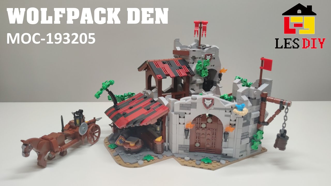 Wolfpack Den | MOC-193205 von Lux.Bricks | LesDiy