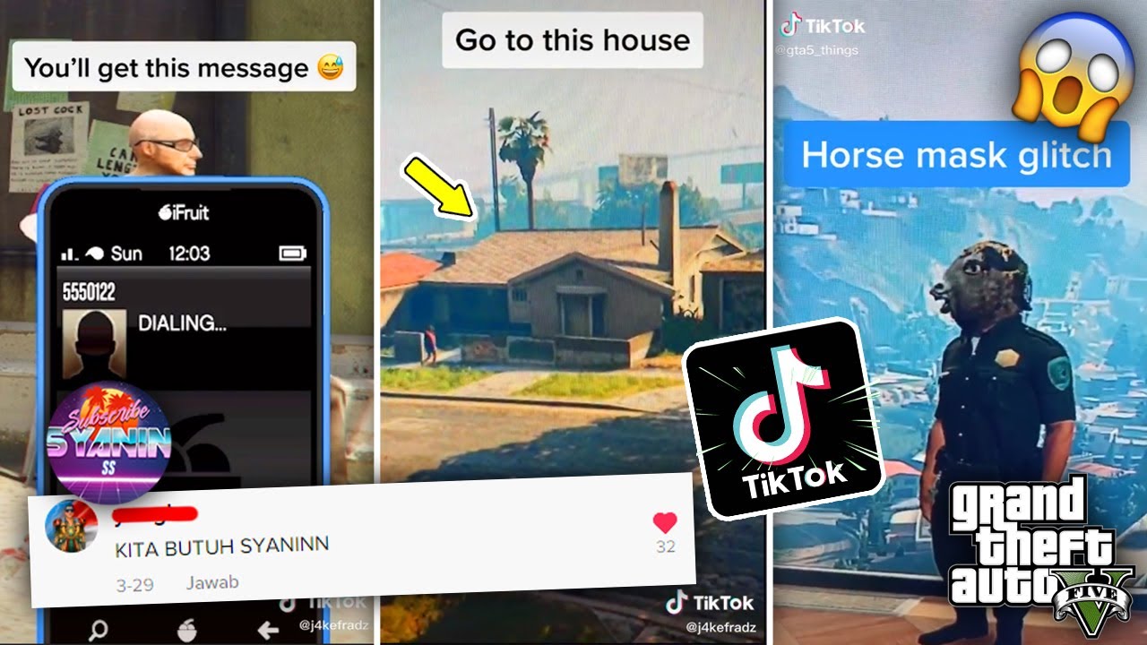 BONGKAR MISTERI Merosahkan Viral TikTok #5 Sepeda Terbang, Baju Rahasia Epsilon, Easter Egg di GTA 5