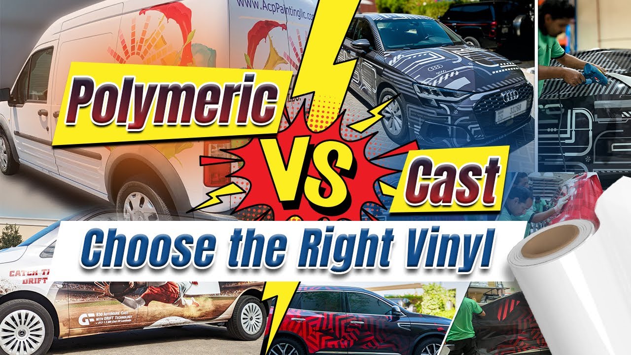Polymeric vs Cast Vinyl - what's the difference? (Car Wrap Secrets You Need To Know!)
