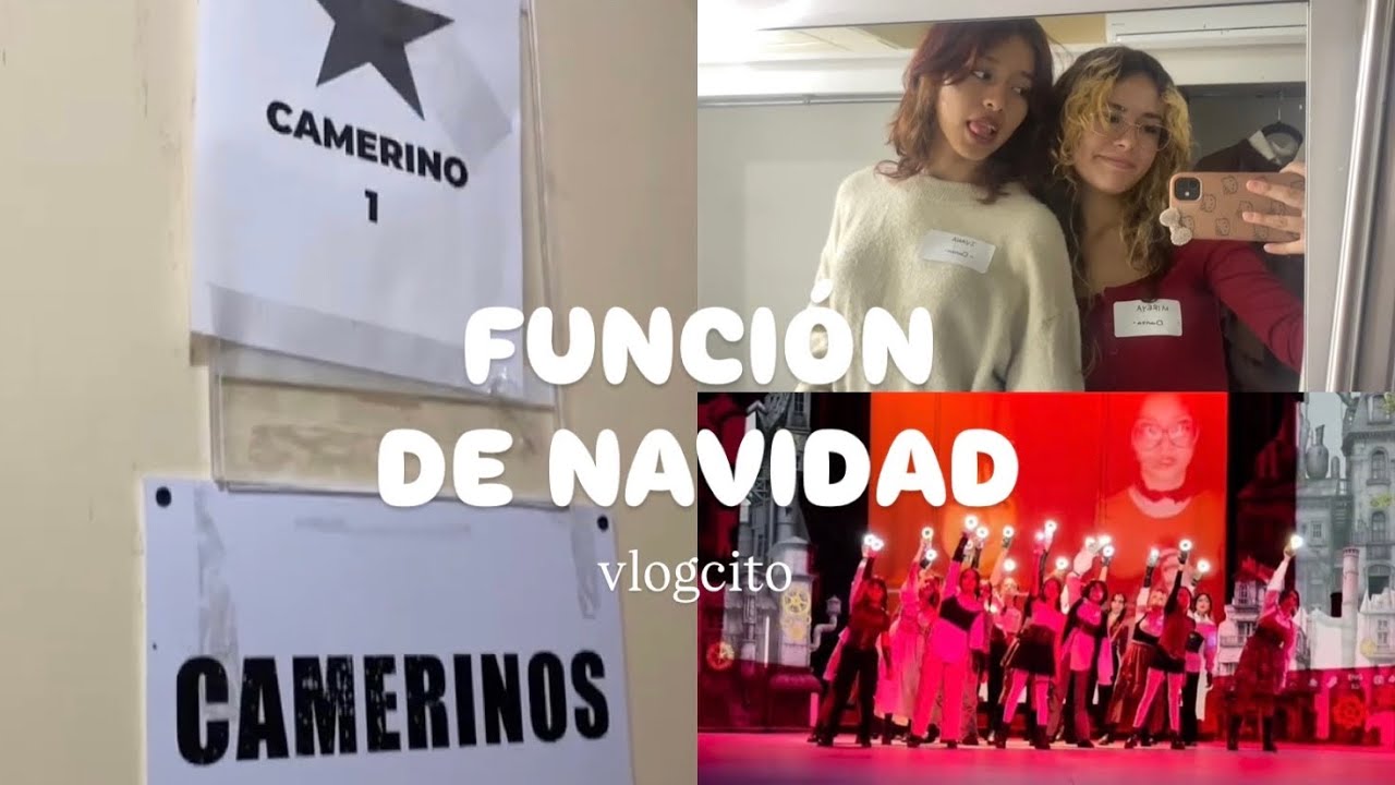 función de navidad danza🎄🩰| vlogcito