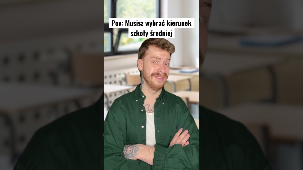 Musisz wybrać kierunek szkoły średniej #shorts