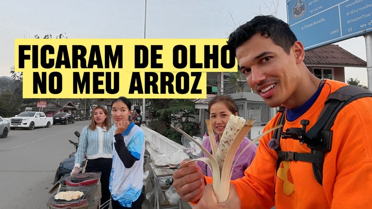 QUASE DEU RUIM - Comidas de Rua num Vilarejo da Tailândia - EP 3