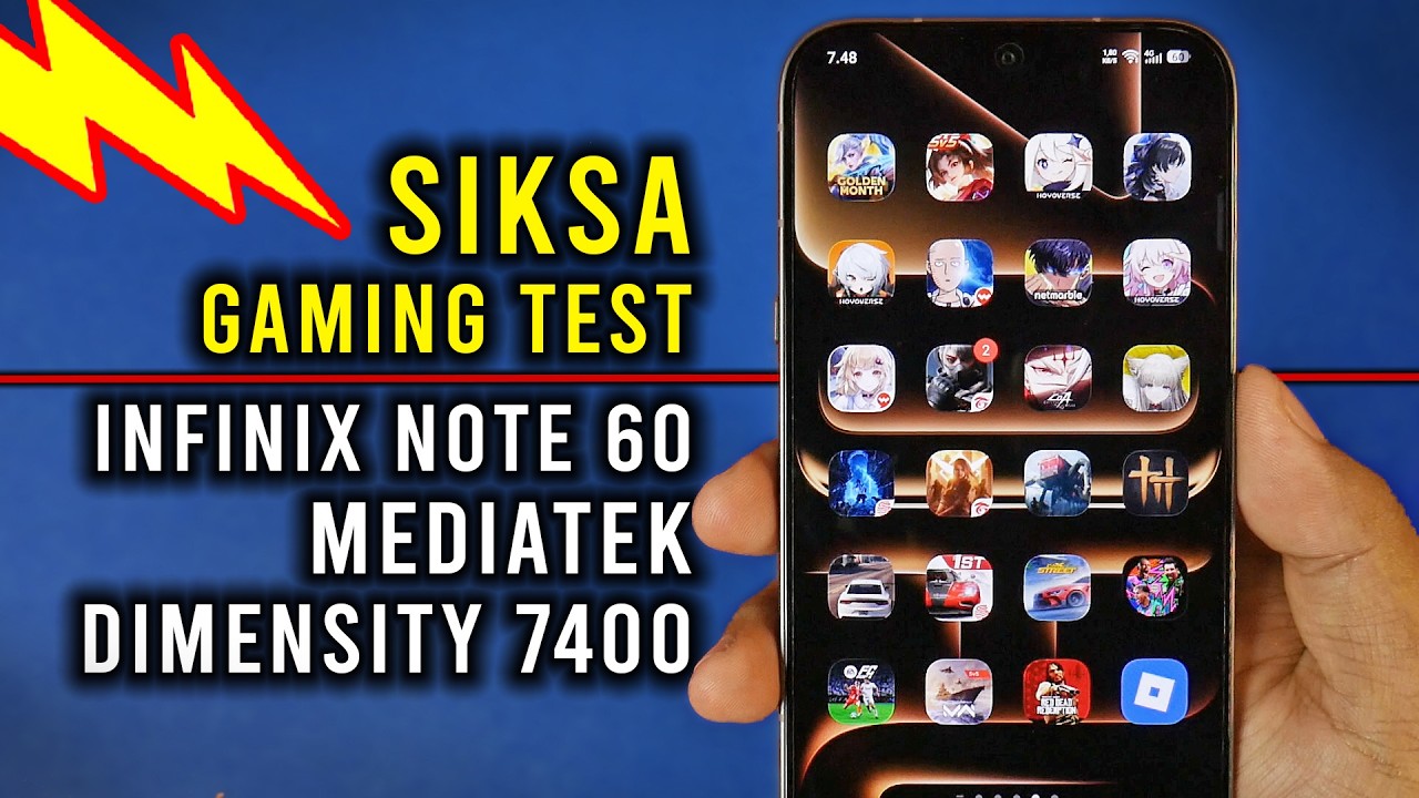 Siksa Infinix Note 60 Gaming Test 30 Game Berat Android Mediatek Dimensity 7400 Ultimate