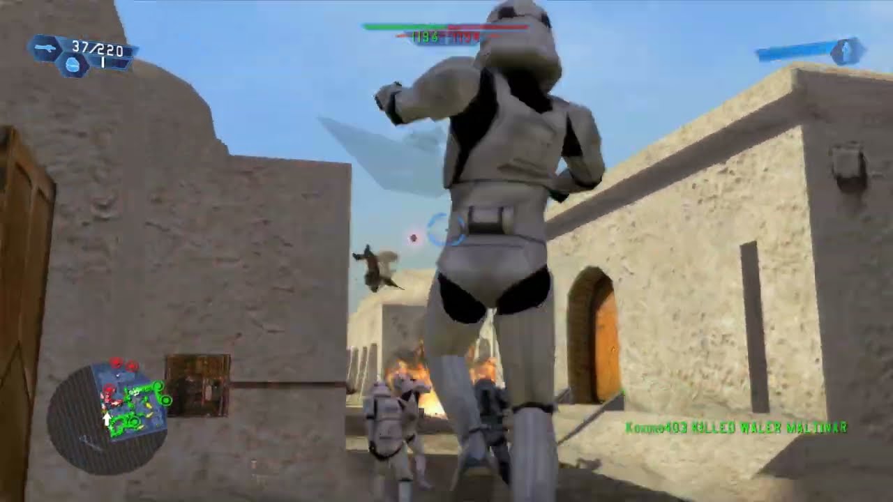 Star Wars Battlefront (2004) - Tatooine: Mos Eisley but it's 200v200 gameplay Empire
