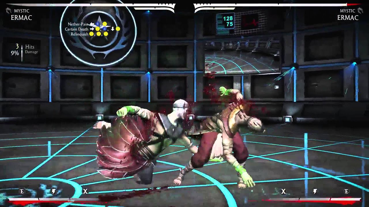 Mortal Kombat X - Ермак Мистик Комбо Урок (Ermac Mystic)