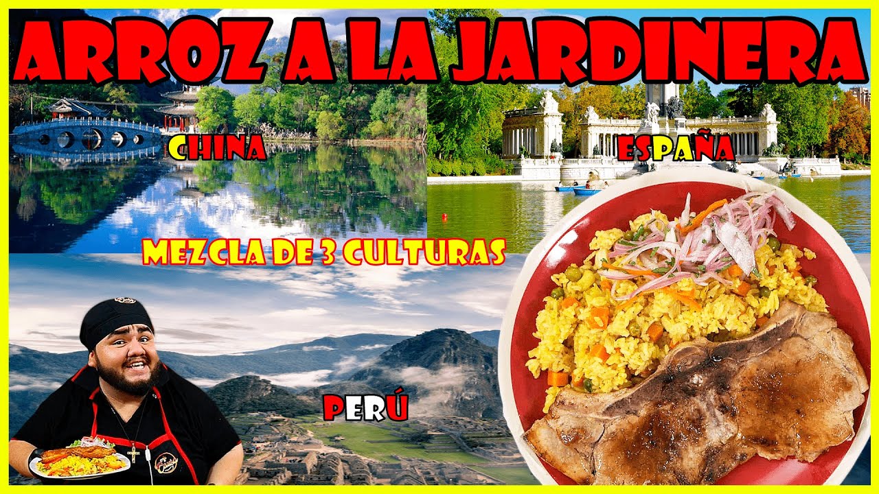 ARROZ A LA JARDINERA + CHULETA DE CHANCHO 🐷