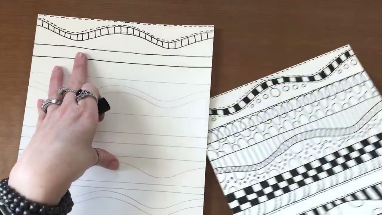 DIY Border Pages For Your Dylusions Dyalog Journals- Inspired By Dyan Reaveley .