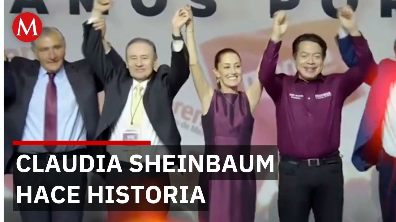 Claudia Sheinbaum primera mujer presidenta de México tras ganar elección de 2024