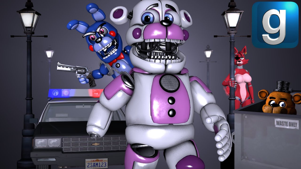Gmod FNAF | Funtime Freddy And Bon Bon Become Criminals!