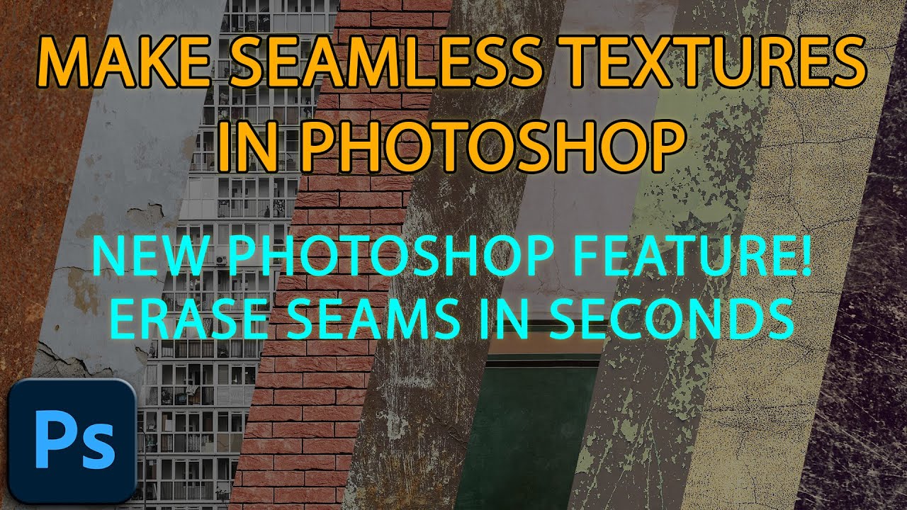 Make seamless textures easily in Photoshop
