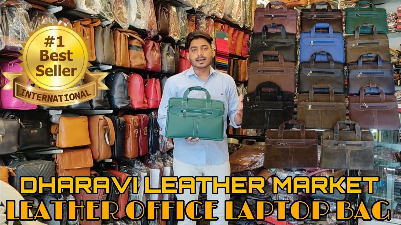 BESTSELLERS LEATHER OFFICE LAPTOP BAG IN DHARAVI LEATHER MARKET LEATHER BAG MANUFACTURER & WHOLESALE