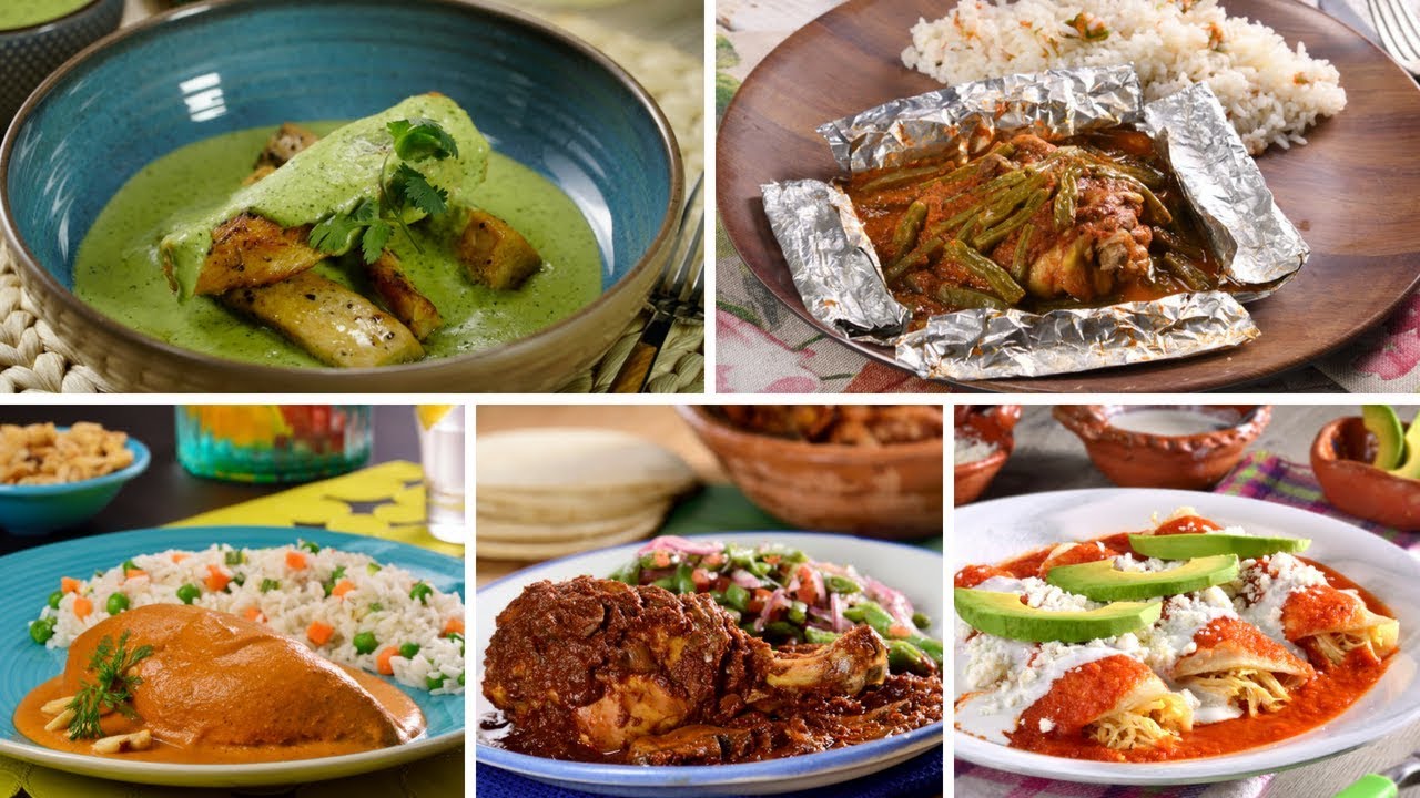Comida Mexicana con Pollo
