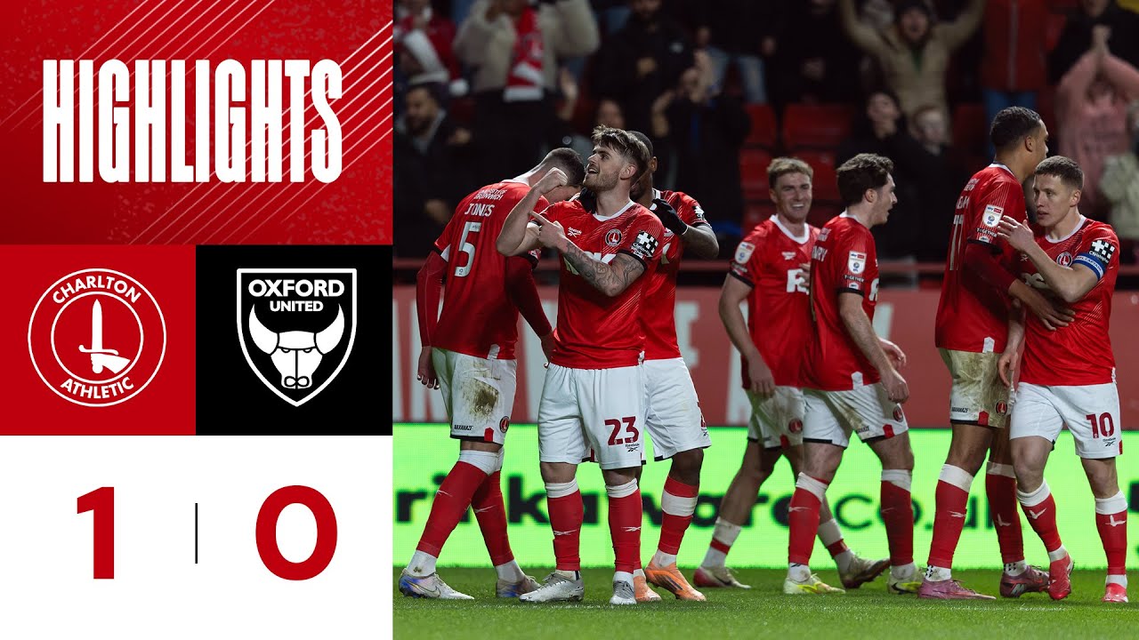 Highlights: Charlton 1 Oxford United 0 (December 2025)