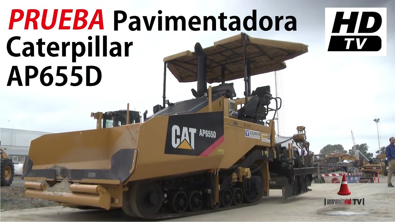 P18 - [3 de 3] - PRUEBA Pavimentadora CAT AP655D - Finning Argentina