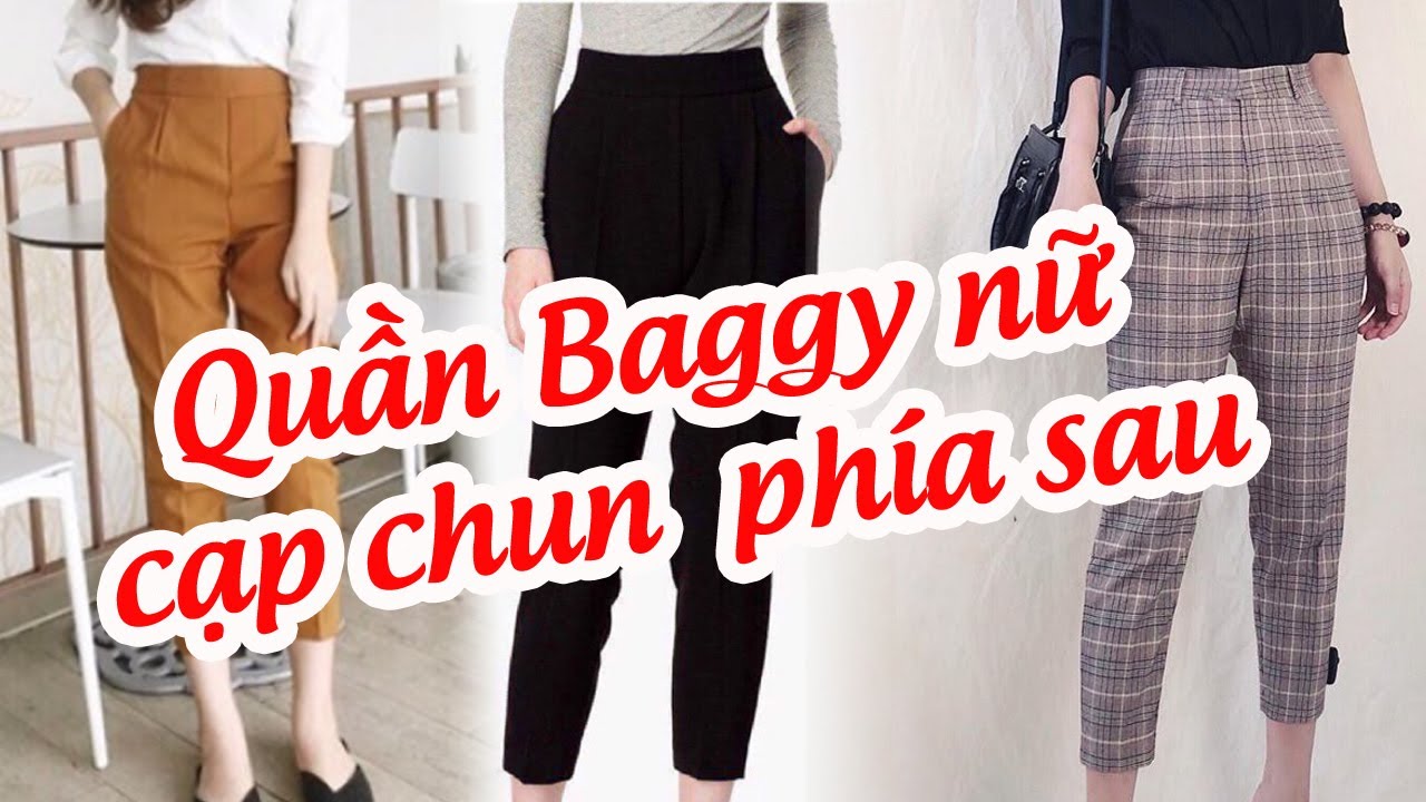 Hướng dẫn may quần baggy - quần đồng phục - Tự học may vá - An nhiên sewing - Rập quàn baggy