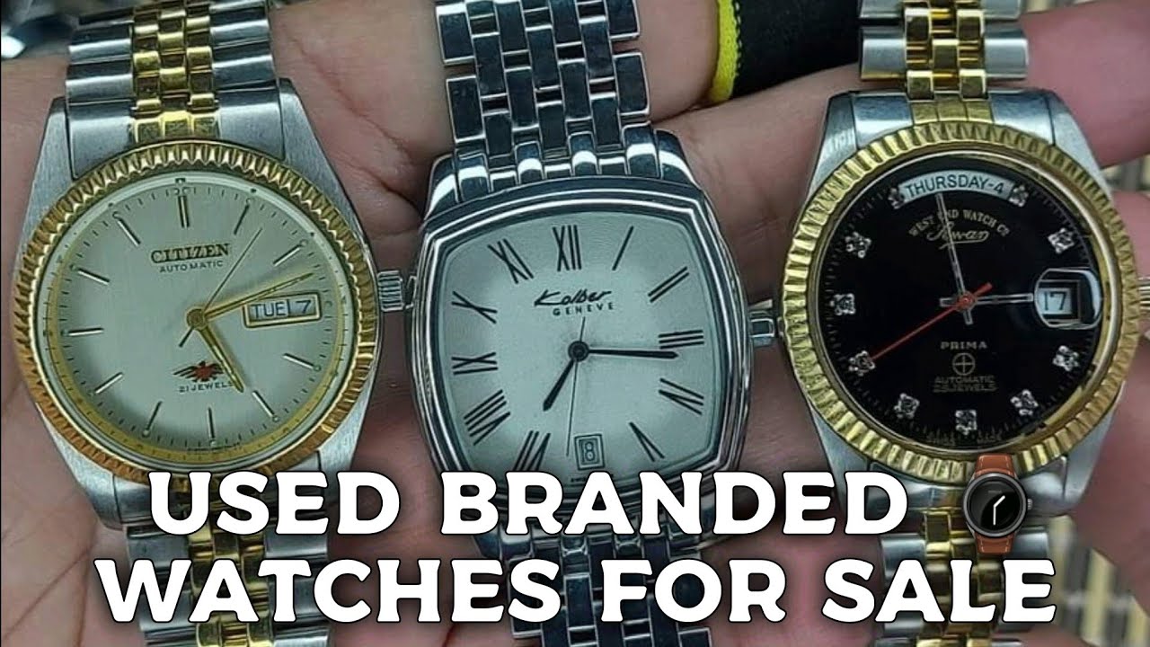 Used Branded Watches For Sale In Pakistan | ceelifemedia | Seiko | kolber | Citizen | West End Watch