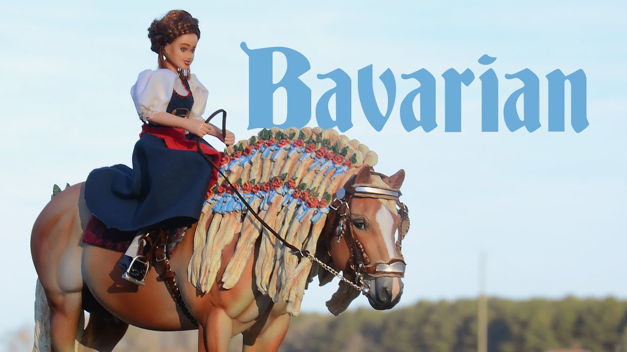 Making a Custom Bavarian German Horse, Doll and Tack (Breyer)