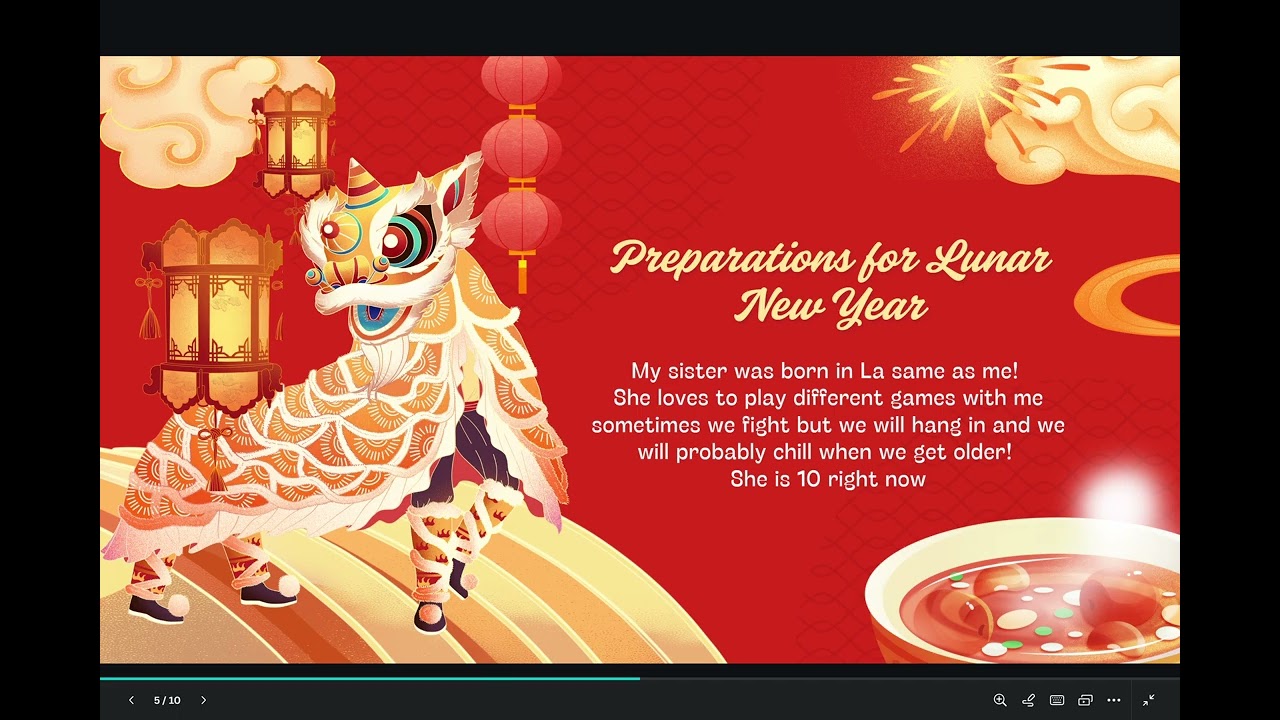 Red Illustrative Lunar New Year Presentation   Presentation and 4 more pages   Calvin Hammy   Micros