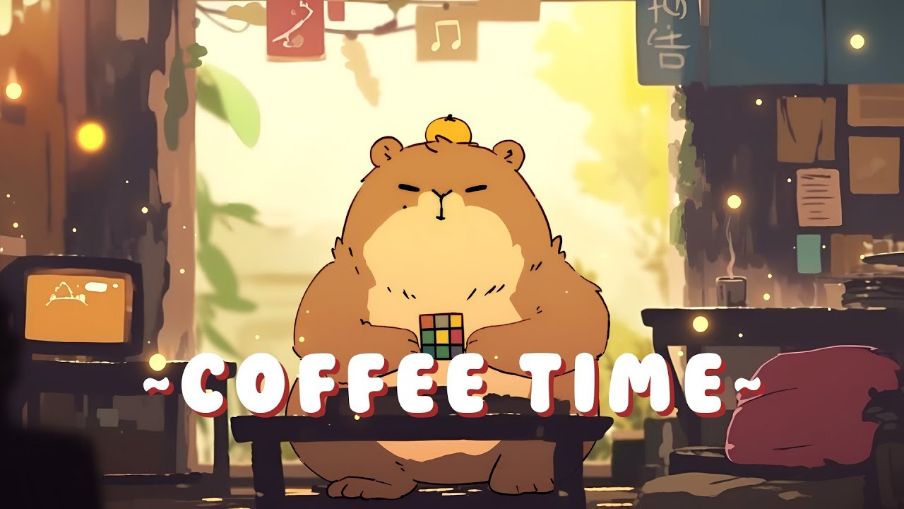 Capybara Chill Station - Japanese-inspired Lofi Collection ~ Tranquil Mood ~ 🦫 🌙 📖 | High Quality