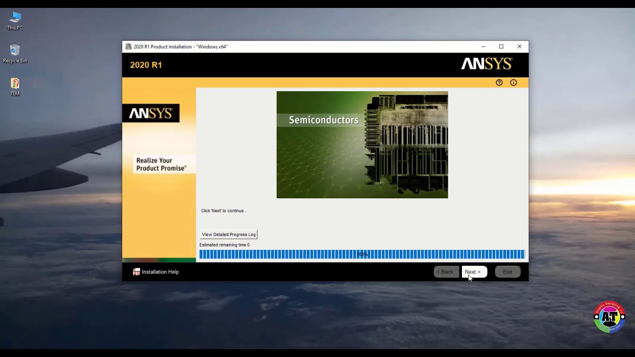 how to install ansys product 2020