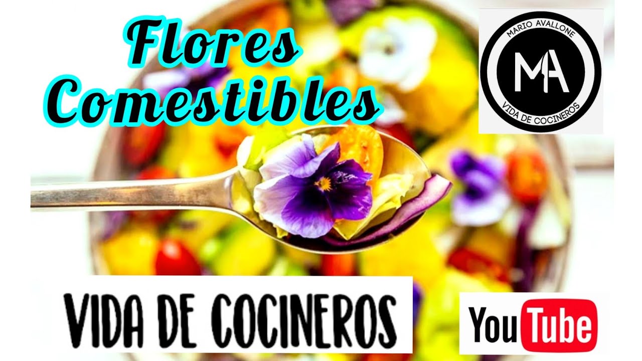 Flores Comestibles, acá está el video que buscabas, para los amantes de la cocina #florescomestibles