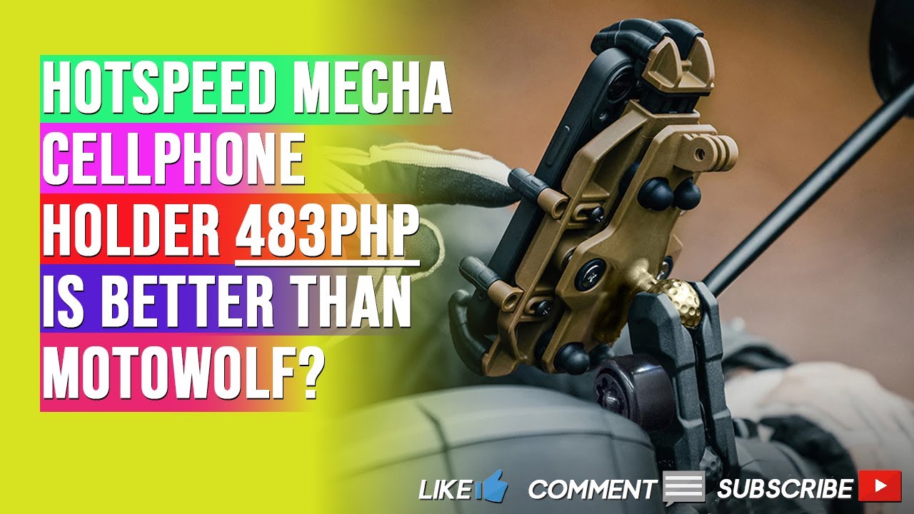 HOTSPEED MECHA Cellphone Holder for 483PHP Better than Motowolf?
