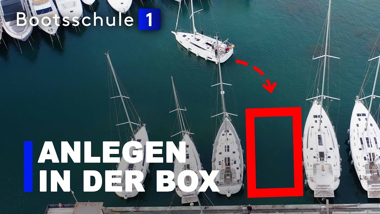 Anlegemanöver im Hafen I Segeln lernen I SKS Manöver