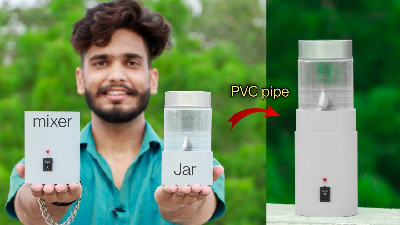 MiNi Mixer grinder | PVC पाइप से बनाये पावरफुल मिक्सर मशीन , How to make mini Mixer grinder | 775 dc