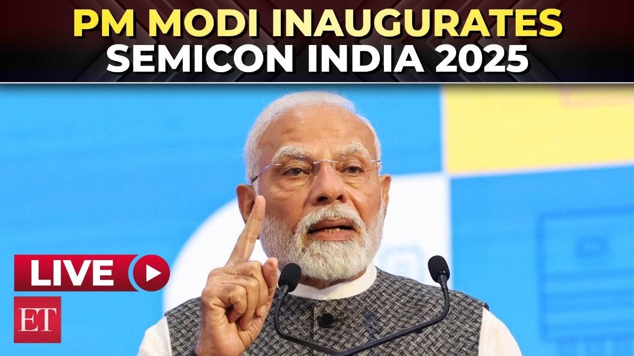 PM Modi inaugurates Semicon India 2025, unveils vision for semiconductor growth