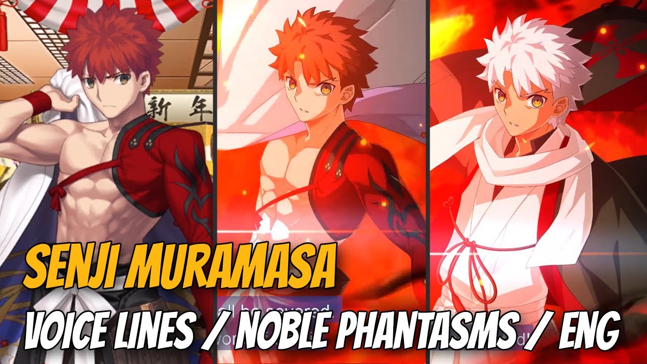 FGO Senji Muramasa Noble Phantasms Voice Lines (Engsub) | 千子村正（衛宮士郎) マイルーム