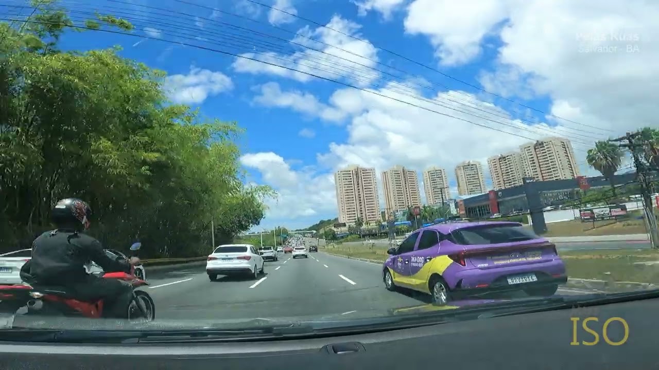 Salvador BA - Pelas Ruas Ep. 38. Dirigindo na Av. Paralela, sentido sul.
