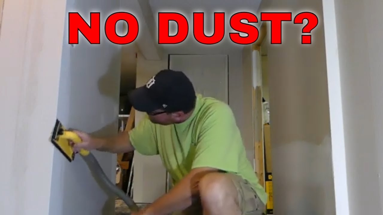 How To Sand Drywall With No Dust - A HYDE Sanding Kit Review