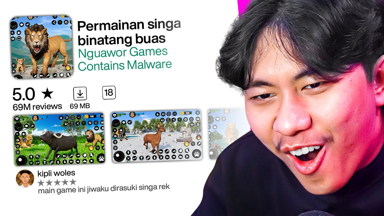 raja hutan macam apa ini dawg.. 🥀 - GAME NGUAWOR PLAYSTORE