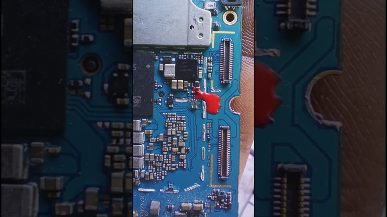 Samsung A10 charging ic bypass done' #shorts
