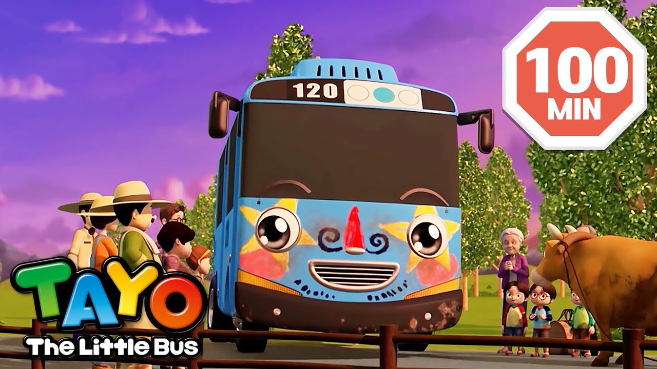 Tayo English Episodes l Tayo's Awesome Places Compilation2 (+100MINS) l Tayo Episode Club