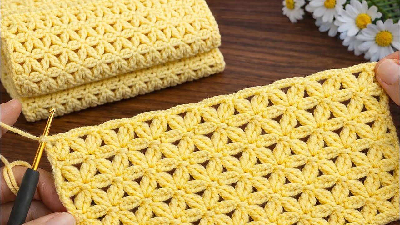 Wow!..😇 It's so easy! ⭐️⭐️How to crochet super star pattern / Baby blanket 