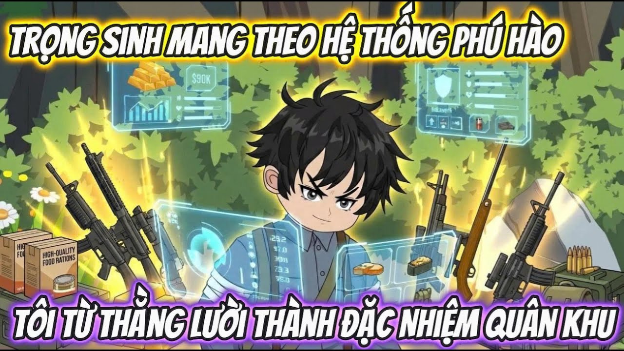 Trọng Sinh Mang Theo Hệ Thống Phú Hào Tôi Từ Thằng Lười Thành Đặc Nhiệm Quân Khu | Phan Vietsub